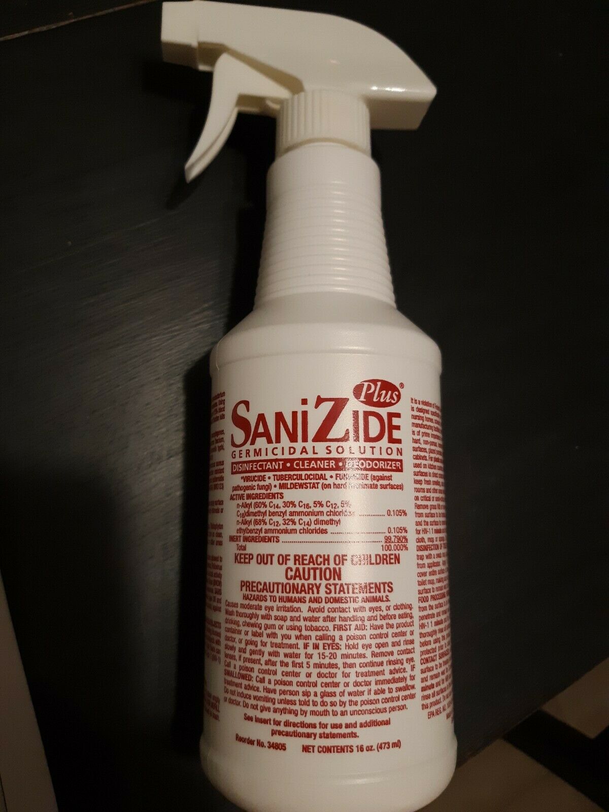 消毒水团购系列 I：16 oz SaniZide 消毒喷剂 $15/瓶 全城最低价
